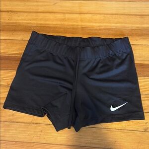 Nike Black Athletic Shorts Lightweight Elastic Waistband Medium